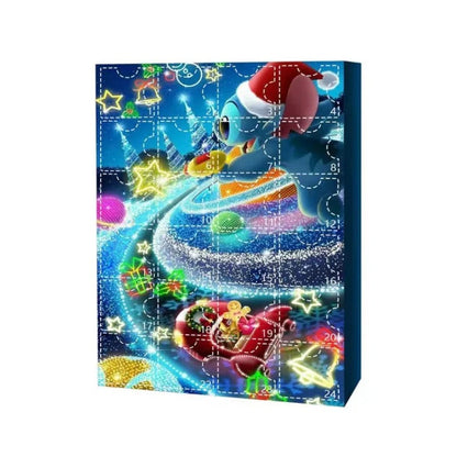Stitch Christmas Advent Calendar Anime New Year Blind Box 24-Day Countdown Surprise Box Children'S Toys Gift Guess Bag